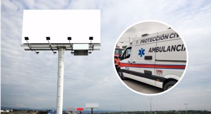 Muere conductor tras chocar contra anuncio en Escobedo