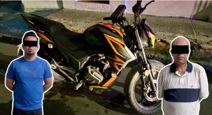 Detienen a dos motociclistas armados y con droga en el Centro de Guadalupe
