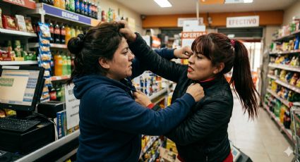 VIDEO | Clienta y cajera protagonizan pelea
