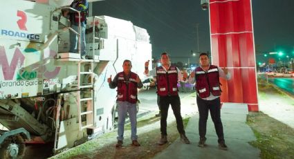 Tras 15 años de abandono, arranca la mega repavimentación de la Avenida Lincoln en García
