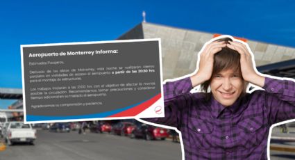 Anuncian cierres viales rumbo al Aeropuerto de Monterrey por obras de la Línea 6 del Metro