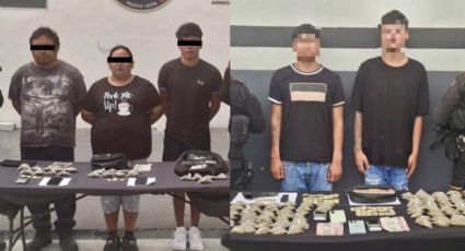 Caen cinco presuntos integrantes de grupo delictivo; dos de ellos menores de edad