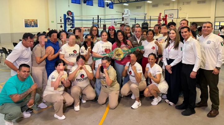 Boxeo y arte cambian historias en el Cefereso 16 femenil