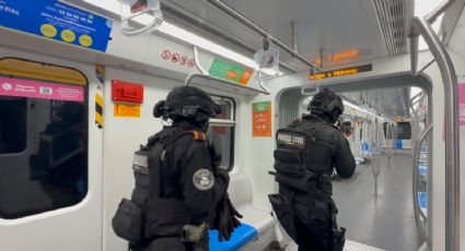VIDEO | Fuerza Civil realiza prácticas en el Metro para garantizar la seguridad durante el Mundial