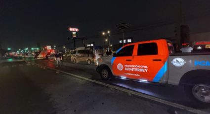 Carambola en avenida Lincoln deja varios lesionados en Monterrey