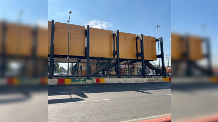 Estación Viaducto del Metro: Critican la nueva fachada café tras remodelación