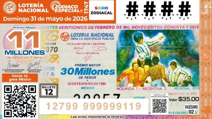 México 70 y Argentina 78 llegan al Álbum Retro de Lotería Nacional