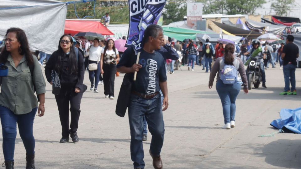 Integrantes de la Sección 22 de la CNTE bloquearon durante tres horas Circuito Interior.