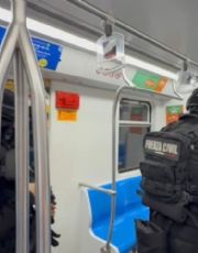 Foto descriptiva de: Operativos en el Metro forman parte de preparación para el Mundial: Fuerza Civil