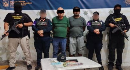 Capturan a dos presuntos asaltantes tras robo a tienda de conveniencia en Guadalupe