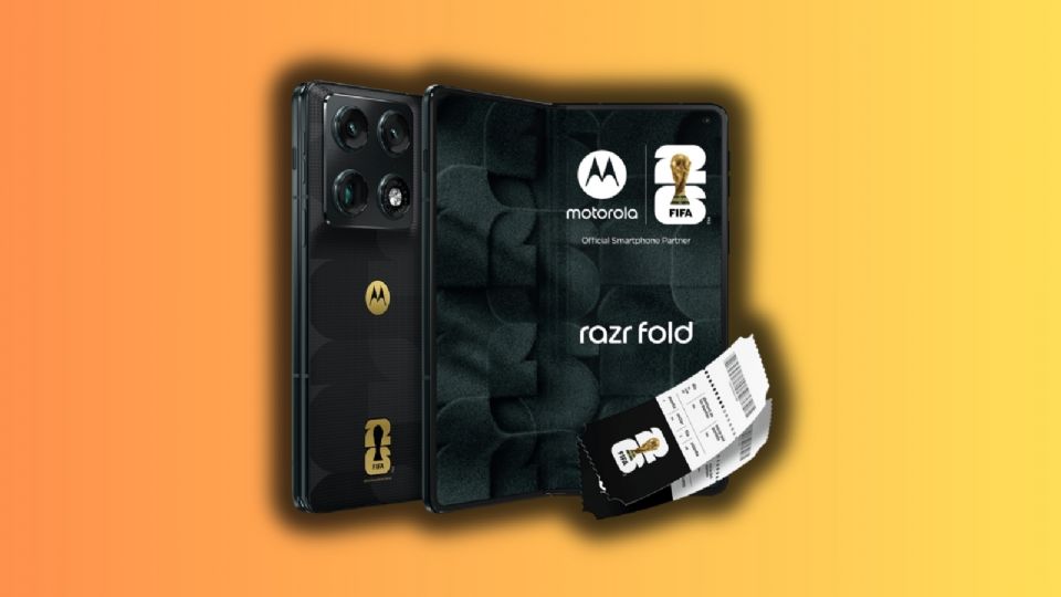 Pasión y tecnología de lujo se unen en el lanzamiento del Motorola Razr Fold Edición Mundial 2026.