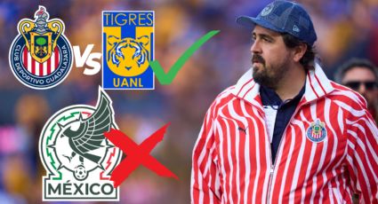 Amaury Vergara exige el regreso de sus jugadores de Chivas para enfrentar a Tigres