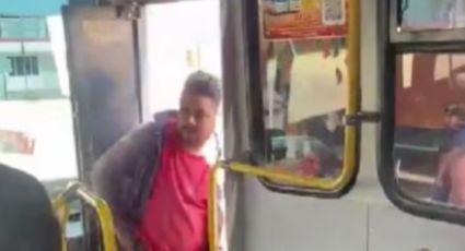 VIDEO | Pasajero saca arma tras pelea con el chofer