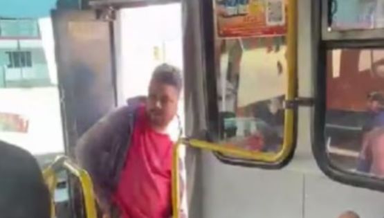 VIDEO | Pasajero saca arma tras pelea con el chofer