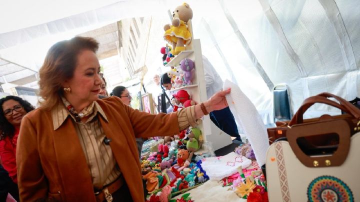 Yasmín Esquivel impulsa bazar para mujeres en reclusión en CDMX