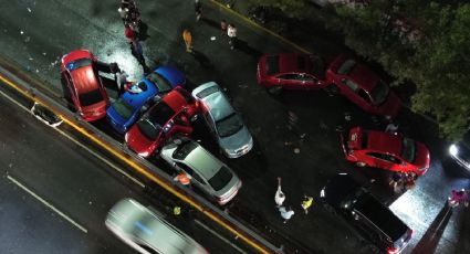 Reportan 50 vehículos varados y 22 arboles caidos tras tormenta en el área metropolitana de Monterrey