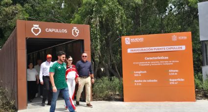 Inauguran puente Capullos: conectará DIF Capullos con Parque del Agua en Guadalupe