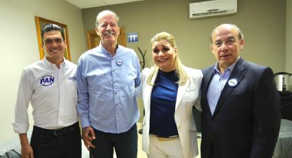 Fox y Calderón reaparecen para respaldar a Maru Campos