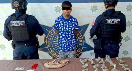 Capturan a ‘El Iracheta’ en Guadalupe; le aseguran 60 dosis de droga y dinero en efectivo