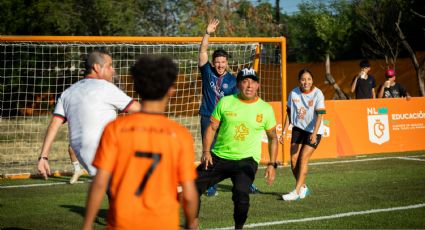 Samuel García supera la meta con la construcción de 550 canchas deportivas rumbo al Mundial
