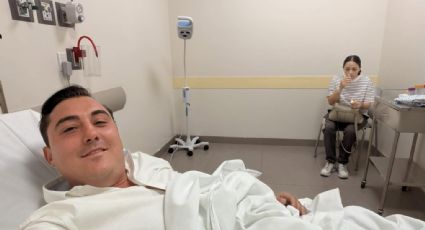 Alcalde de García comparte foto desde el hospital: ¿Qué pasó?