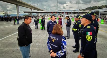 Caseta de Tlalpan: Despliegan operativo por llegada de 16 autobuses de normalistas