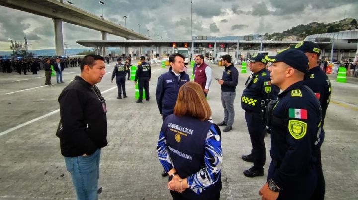 Caseta de Tlalpan: Despliegan operativo por llegada de 16 autobuses de normalistas