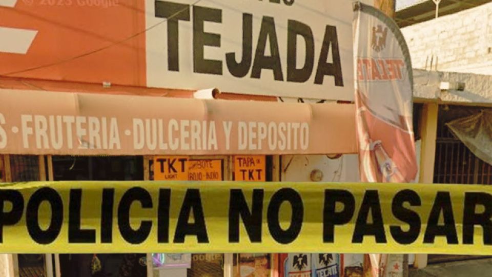 Peritos y agentes ministeriales realizaron las investigaciones en la tienda de abarrotes de la colonia CROC.