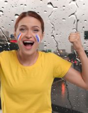 Foto descriptiva de: Advierten lluvias durante el Fan Fest y actividades mundialistas la próxima semana