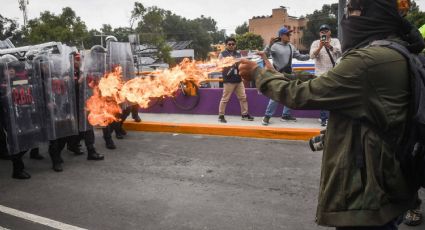 Bloque negro fracasa y no logra llegar al Estadio CDMX