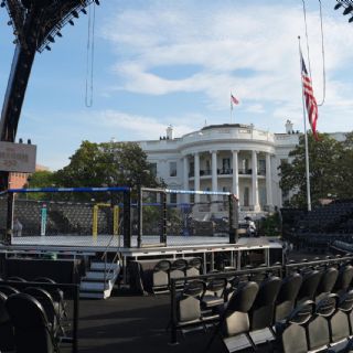 VIDEOS | Así luce el octágono de la UFC en la Casa Blanca