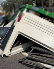 Foto descriptiva de: Aparatoso accidente en la México-Pachuca deja 14 lesionados