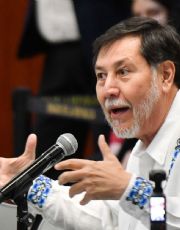 Foto descriptiva de: Tener visa de EU es 'intrascendente', dice Noroña