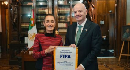 Sheinbaum e Infantino, el contraste fue brutal