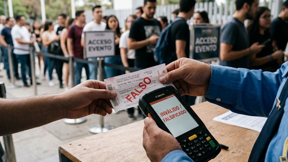 Cuatro mexicanos fueron detenidos por presuntos boletos falsos durante un evento deportivo internacional en Nuevo León.