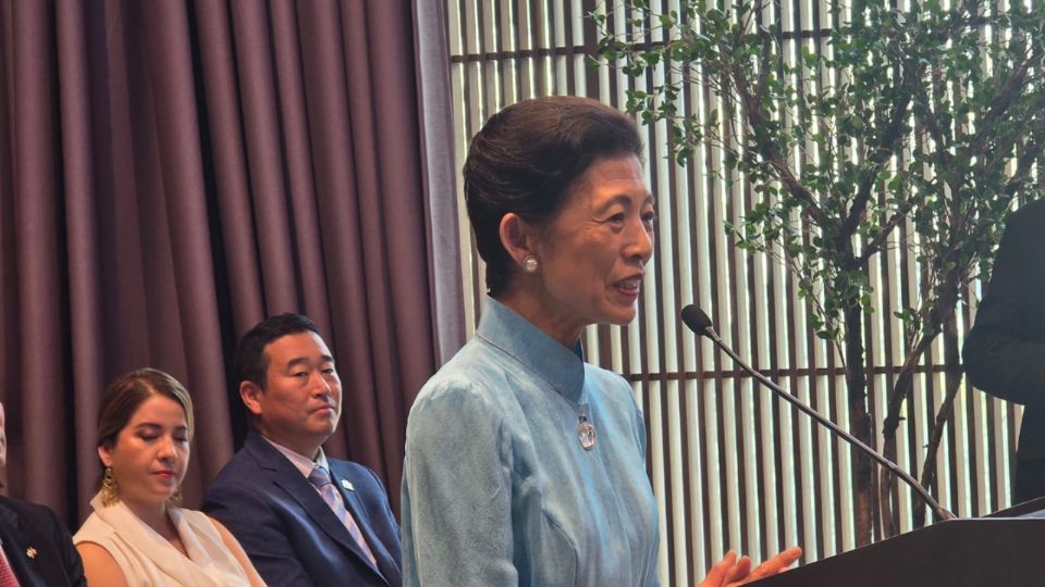La princesa Hisako Takamado visitó Nuevo León en medio de altas temperaturas para participar en actividades diplomáticas, culturales y deportivas vinculadas a la Copa Mundial