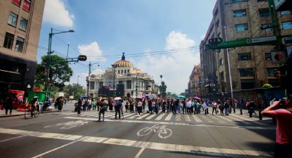 Liberan Eje Central: Comerciantes del Centro Histórico van a diálogo