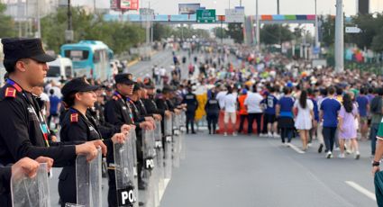 Nuevo León celebra sin incidentes el partido mil del Mundial