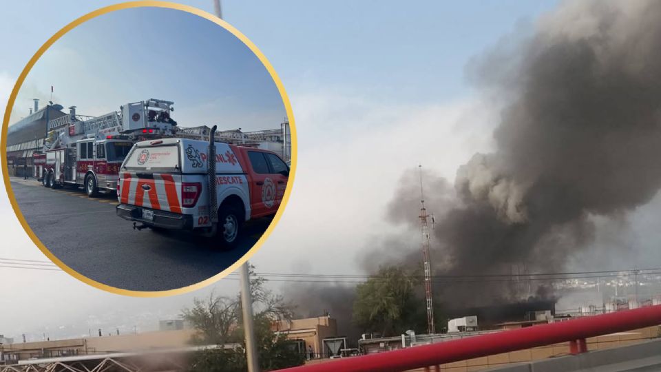 Cuerpos de emergencia controlaron un incendio en una máquina industrial dentro de la planta John Deere en San Pedro.