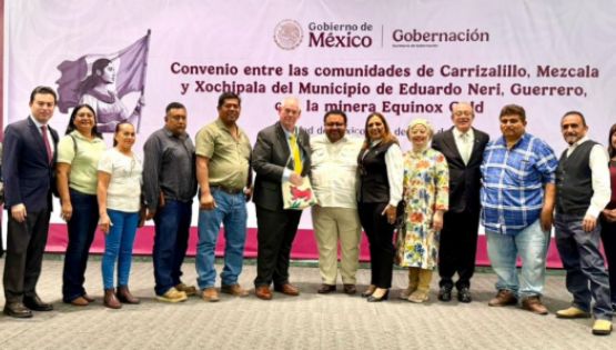 Acuerdan gobierno y pobladores operación de mina en Guerrero