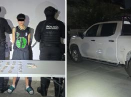 Detienen a joven con 25 bolsas de droga en Monterrey
