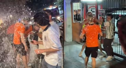 VIDEO | Aficionados de Países Bajos y regios pelean en Barrio Antiguo