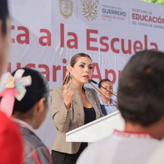 Anuncia Evelyn Salgado inversión millonaria para escuela