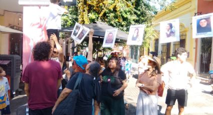 Colectivo se manifiesta en Barrio Antiguo durante el Mundial en Monterrey