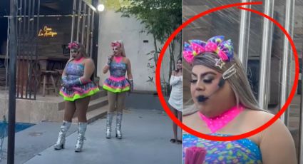 VIDEO | Animadores cancelan show en baby shower tras ser mojados en Monterrey