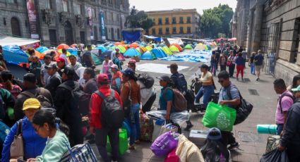 Comerciantes de la CDMX amagan con retirar el plantón de la CNTE
