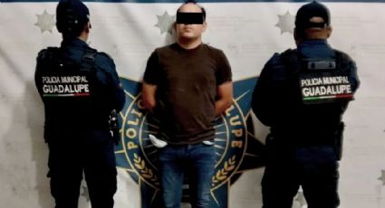 Detienen a hombre en Guadalupe por conducir vehículo con reporte de robo
