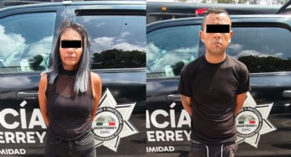 Pareja es detenida por presunto robo en cuarto de renta del Centro de Monterrey