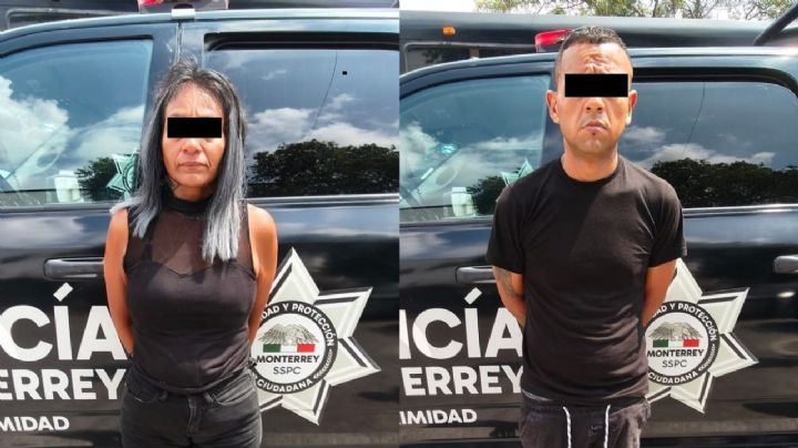 Pareja es detenida por presunto robo en cuarto de renta del Centro de Monterrey