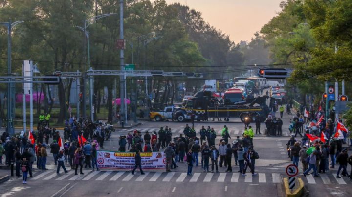 Madres buscadoras realizan bloqueos en la antesala del Mundial
